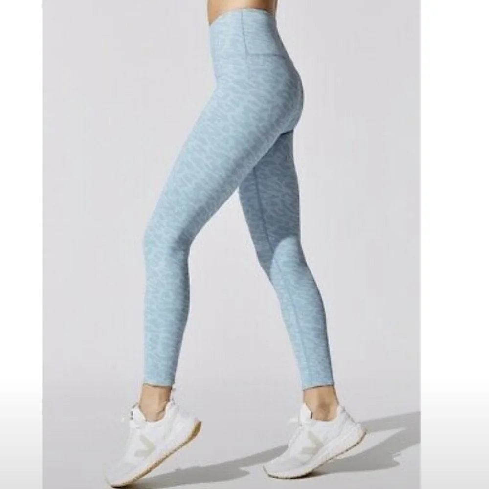 Carbon38 ribbed leopard leggings - Picture 2 of 9